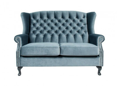 Sofa 2-seater Chesterfield upholstery design luxury couch sofas wing chair